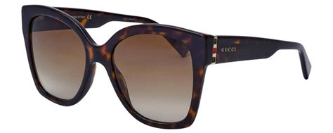 Gucci GG0459S 54 Brown & Tortoise Sunglasses .